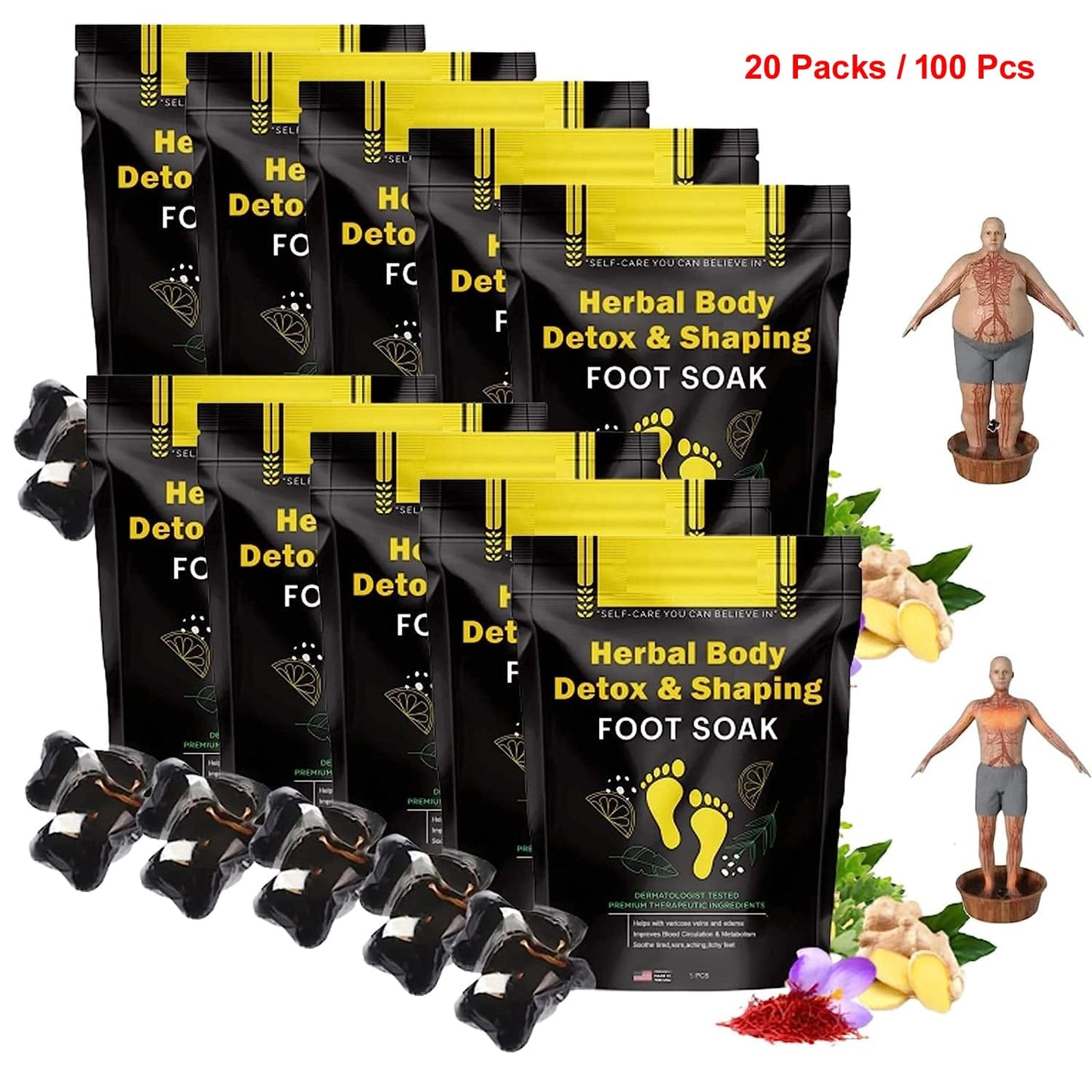 DrVerd™ Herbal Detox & Shaping Cleansing Foot Soak Beads