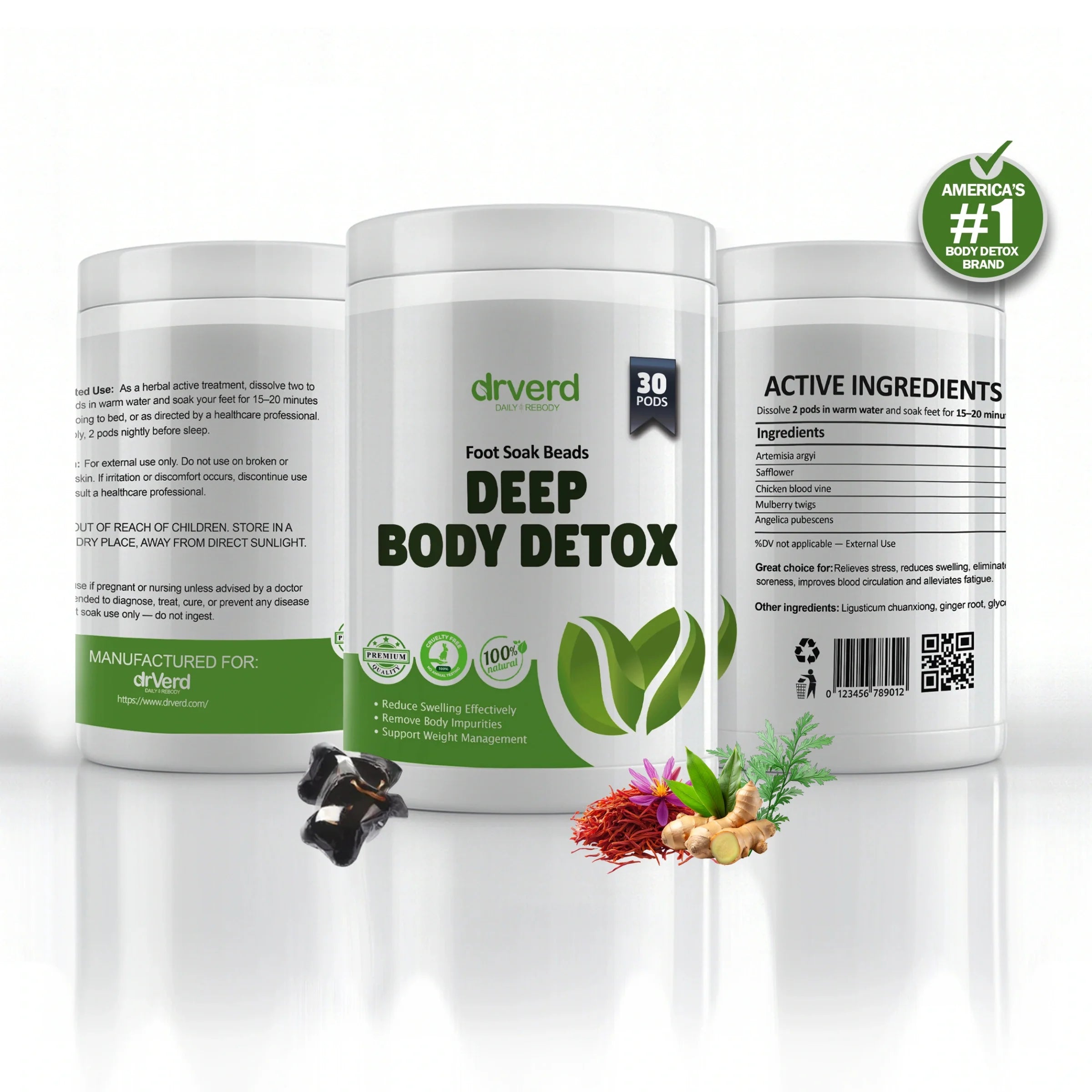 DrVerd™ Detoxing Herbs Cleansing Foot Soak Beads