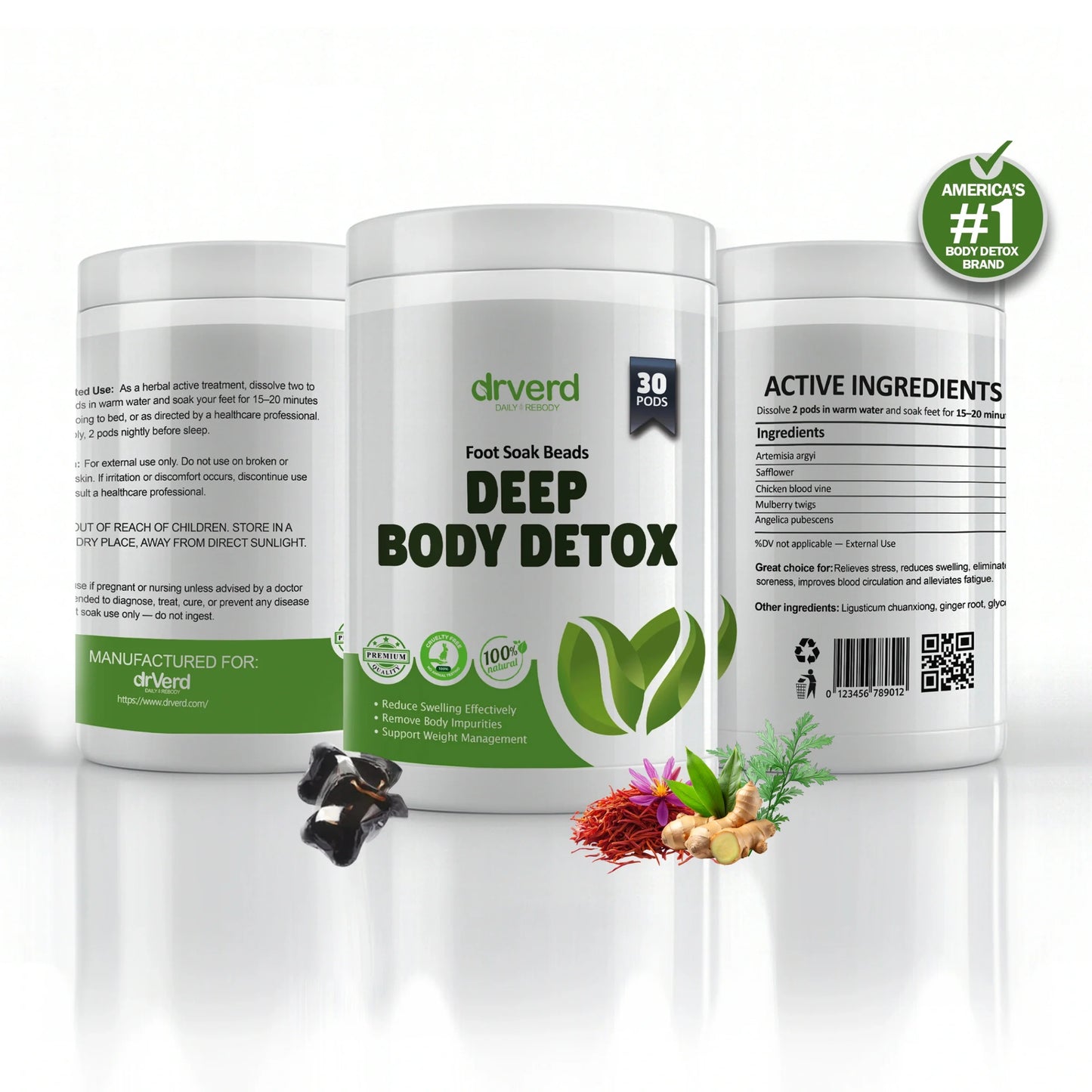 DrVerd™ Detoxing Herbs Cleansing Foot Soak Beads